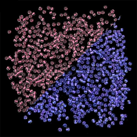 11/0 Luminous Glass Seed Beads LUMI-PW0001-186A-14-1