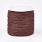 Nylon Thread, Nylon Jewelry Cord for Custom Woven Jewelry Making, Saddle Brown, 0.8mm, about 49.21 yards(45m)/roll