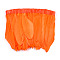 Goose Feather Fringe Trimming, Costume Accessories, Dyed, Coral, 145~195mm, about 2m/bag