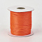 Eco-Friendly Korean Waxed Polyester Cord, Dark Orange, 0.5mm, about 169.51~174.98 Yards(155~160m)/Roll