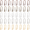 60Pcs 5 Colors Brass Earring Hooks for Earring Designs KK-SP0002-50-1