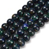 Natural Azurite Beads Strands G-Z110-C05-4mm-2