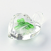 Handmade Luminous Lampwork Pendants X-LAMP-R136-04-3