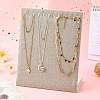 Wood Necklace Display Stands NDIS-N010-01-4