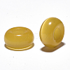 Cat Eye European Beads G-S359-071F-2