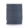 Round Waxed Polyester Cord YC-G006-01-1.0mm-17-1