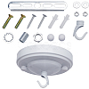Iron Light Fixture Ceiling Canopy Kits FIND-WH0110-616A-1