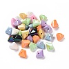 Opaque Acrylic Imitation Shell Beads OACR-P011-05G-1