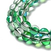 Synthetic Moonstone Beads Strands G-P528-J01-14-3