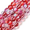 Transparent Glass Beads GLAA-B022-8mm-04-1