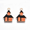 Alloy Enamel Pendants X-ENAM-Q442-007-RS-2