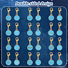 6 Sets 6 Colors Alloy Enamel Pendants Decoration HJEW-PH0001-66-4