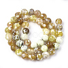 Natural Fire Crackle Agate Beads Strands G-S346-8mm-23-2