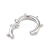 Brass Spring Gate Rings KK-M293-51P-2