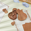Wooden Guitar Pick Box with 3Pcs Picks CON-WH0089-73-5