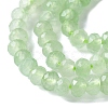 Dyed Natural Malaysia Jade Rondelle Beads Strands G-E316-2x4mm-56-3