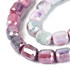 Anti-Tarnish Electroplate Glass Beads Strands EGLA-N027-03A-04-3