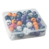 Printed Wood European Beads WOOD-FS0001-30-6