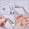 50Pcs 5 Colors Brass Open Jump Rings KK-BBC0027-91-6