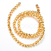 Electroplate Non-magnetic Synthetic Hematite Bead Strands G-Q465-23G-2