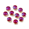 Flat Round Moonlight Effect Sew on Rhinestone GLAA-B010-04B-02-1