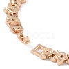 Brass Link Chain Bracelets for Women Men BJEW-P324-01A-KCG-3