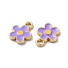 Alloy Enamel Charms ENAM-D043-02G-04-2