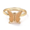 Butterfly Fidget Ring for Anxiety Stress Relief RJEW-P024-01A-1