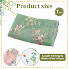 2 Yards Polyester Embroidery 3D Flower Mesh Fabrics DIY-WH0622-383E-2