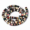 Handmade Polymer Clay Beads Strands CLAY-R089-4mm-156-3