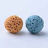 Unwaxed Natural Lava Rock Beads X-G-F325-8mm-M-2