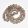 Electroplate Glass Beads Strands EGLA-Q086-12mm-05-2