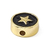 Brass Enamel Beads KK-F814-03G-03-2