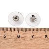 304 Stainless Steel Bullet Clutch Earring Backs X-STAS-Q189-02-4