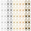 50Pcs 5 Colors Alloy Swivel Snap Hook Clasps FIND-TA0005-83-2