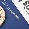 Brass Round Snake Chain Necklaces NJEW-BB10864-20-5