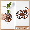 2 Sets 2 Styles Wall Hanging Terrarium Planter with Plastic Tube ODIS-GA0001-53C-3