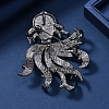 Goldfish Alloy Rhinestone Brooches PW-WG29E88-01-3