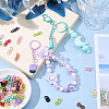 30Pcs Spray Painted Alloy Swivel Clasps FIND-SP0004-94-4