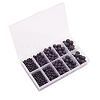 5 Style Natural Lava Rock Round Beads Strands G-CJ0001-52-7