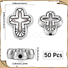 50Pcs Tibetan Style Alloy Beads FIND-SC0021-24-2