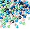 160Pcs 8 Colors Assembled Synthetic Stone and Trochus Shell Beads G-TA0002-31C-3