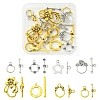 8 Styles Tibetan Style Alloy Toggle Clasps FIND-FS0002-43-1