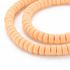 Handmade Polymer Clay Beads Strands CLAY-N008-130-4