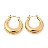 PVD Vacuum Plating 304 Stainless Steel Chunky Hoop Earrings for Women EJEW-F280-06C-G-4