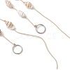 Natural Sea Shell Beads Hanging Ornaments HJEW-JM02970-4