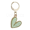 Heart Pendant Stitch Markers HJEW-JM01084-2