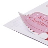 Christmas Theme Self-Adhesive Stickers DIY-A031-04-4