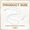1Pc Plastic Imitation Pearl Beaded Dress Helpers DIY-LP0004-10A-2