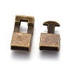 Tibetan Style Snap Lock Clasps MLF11313Y-NF-3